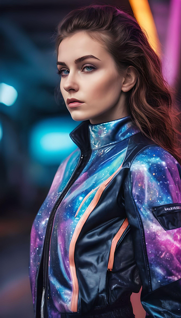 Free ai generated woman fashion illustration