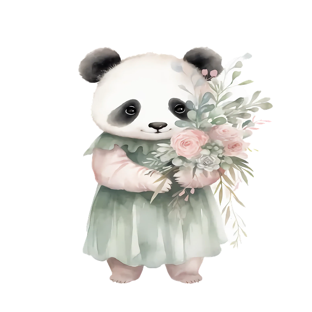 Panda, Mama, Natur, Mutter, Tier, Liebe