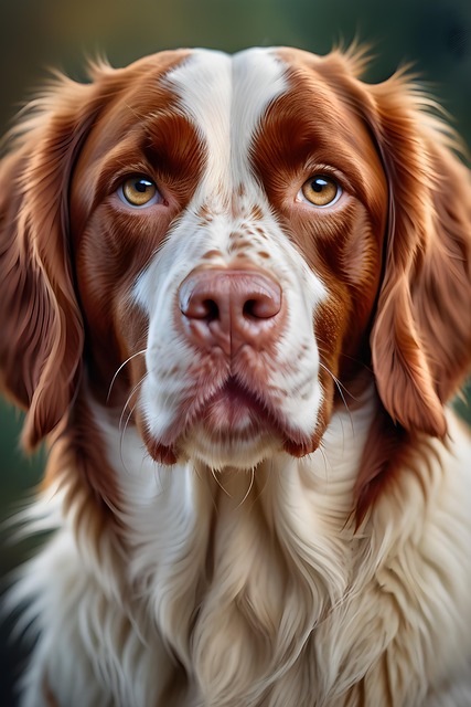 Free ai generated brittany spaniel spaniel illustration