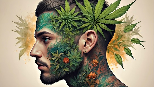 Free ai generated man nature illustration