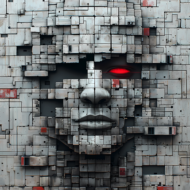 Free who was created man face to face illustration