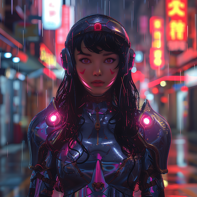 Free ai generated woman warrior illustration