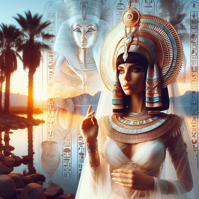 Free ai generated goddess egypt illustration