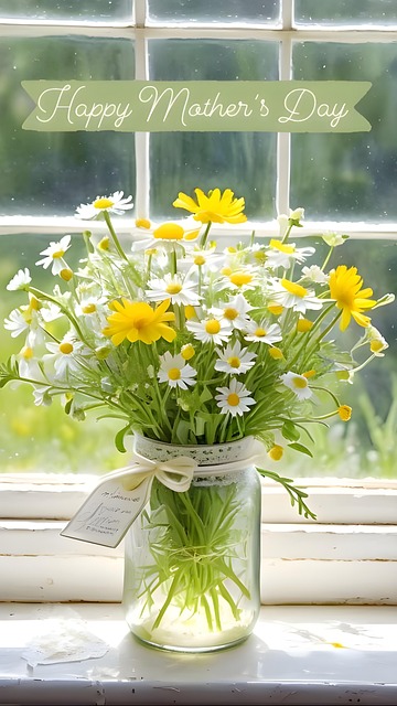Free ai generated daisies flowers illustration