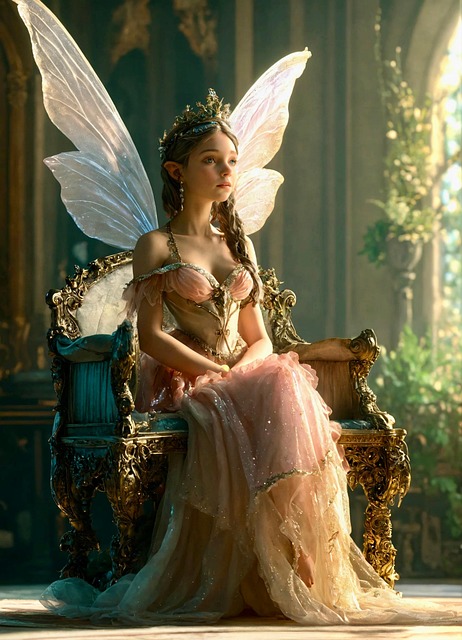 Free ai generated fairy queen illustration