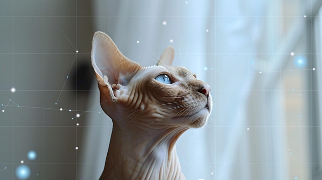 Free ai generated sphynx cat illustration