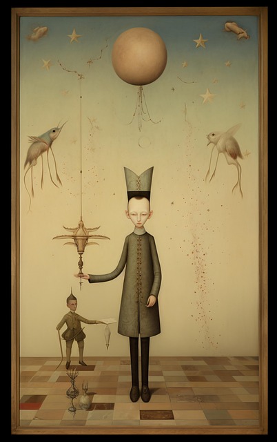 Free ai generated magician victorian illustration