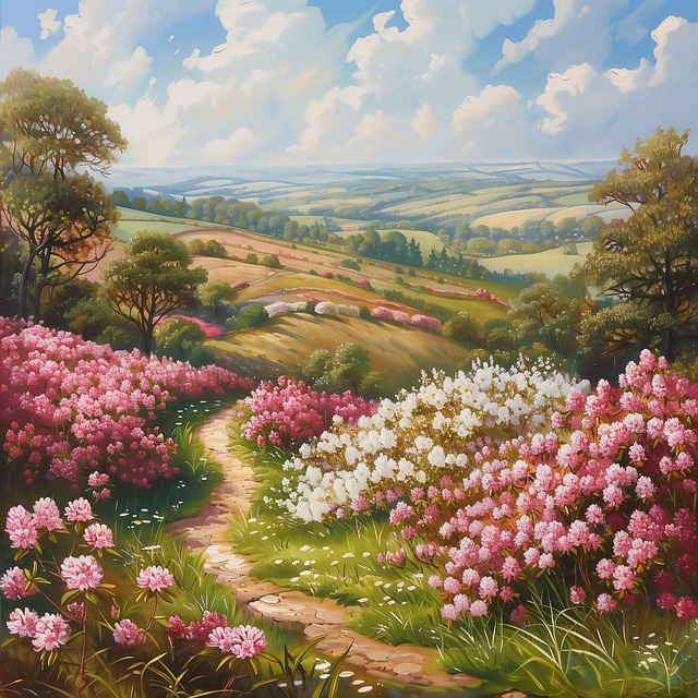 Ai Generiert, Pastorale, Blumen