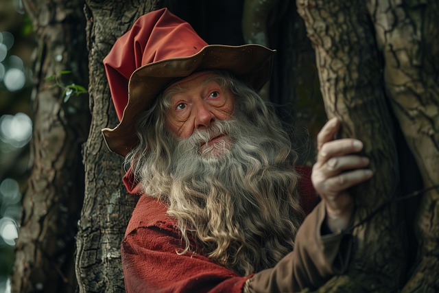 Free ai generated nature wizard illustration
