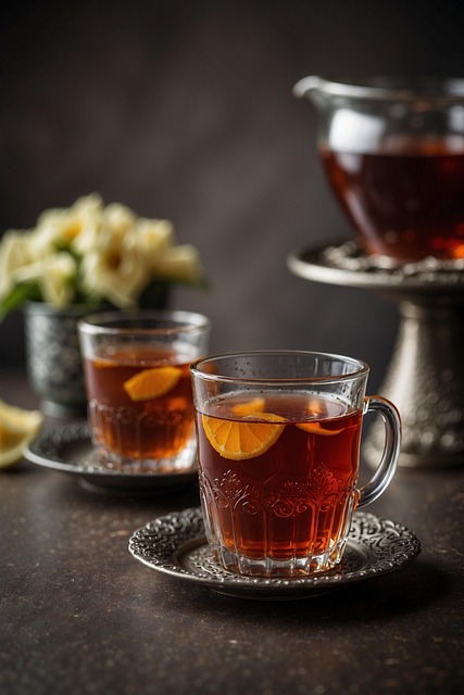 Free ai generated tea black tea illustration