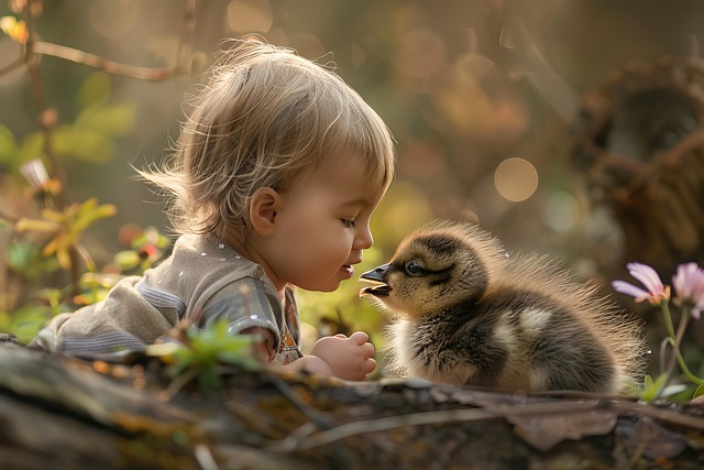 Free ai generated child baby illustration