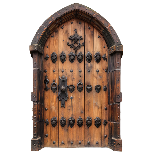 Free ai generated door architecture illustration