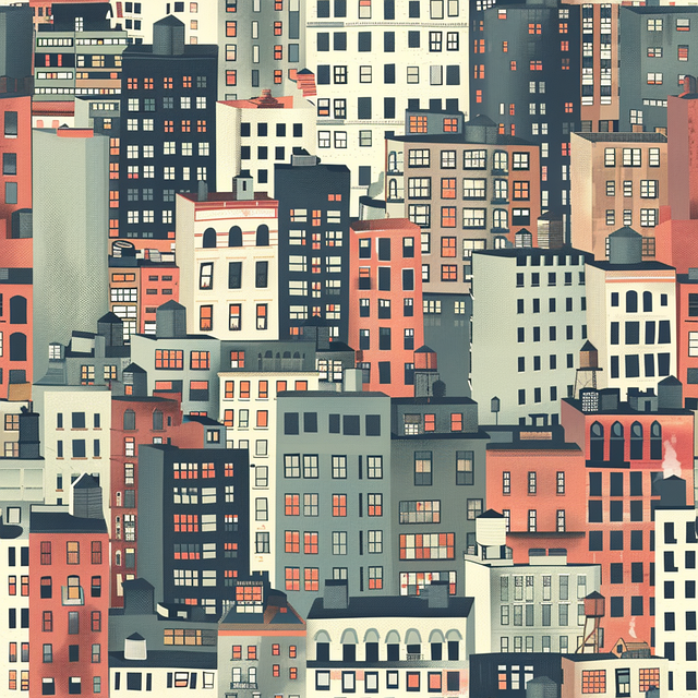 Free sky line city urban illustration