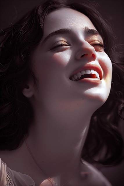 Free joy laughter exuberance illustration