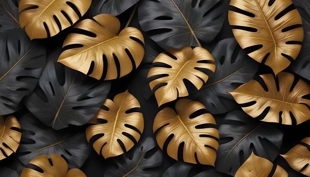 Free leaves tropical nature illustration