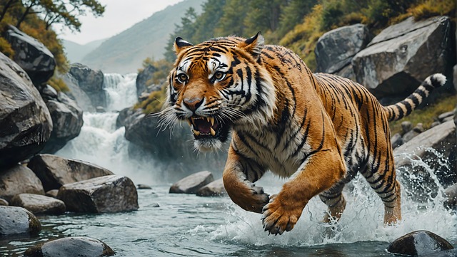 Free tiger wildlife animal illustration