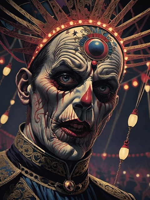 Download free HD stock image of Ai Generated Clown Free ai generated clown circus illustration