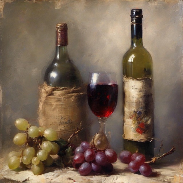 Free ai generated wine glasses illustration