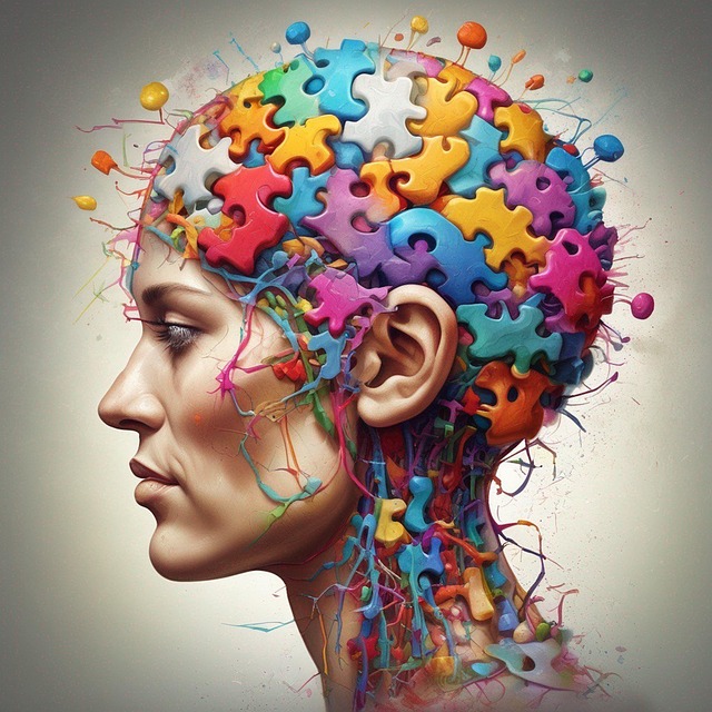 Free ai generated jigsaw thoughts illustration