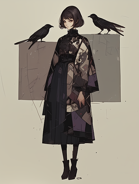 Free ai generated nature woman illustration
