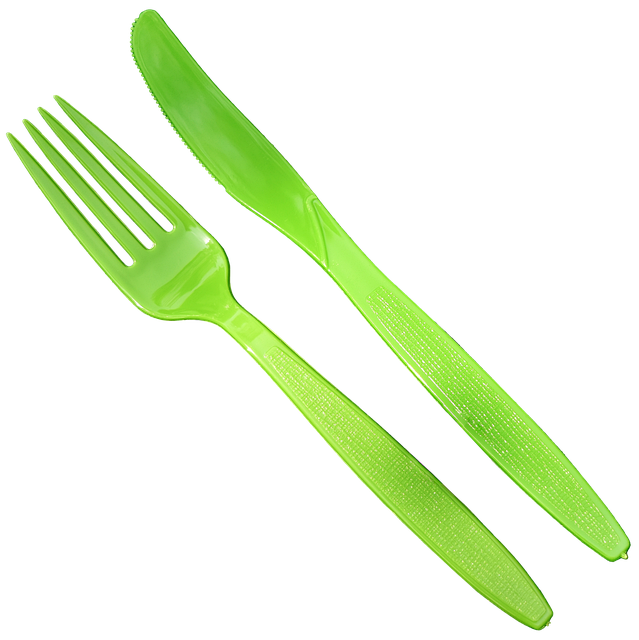 Bestik, Gennemsigtig, Gaffel, Kniv
