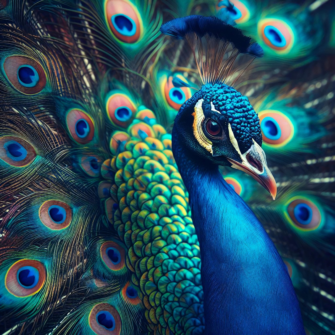 Download Peacock Bird Nature Royalty Free Stock Illustration Image 