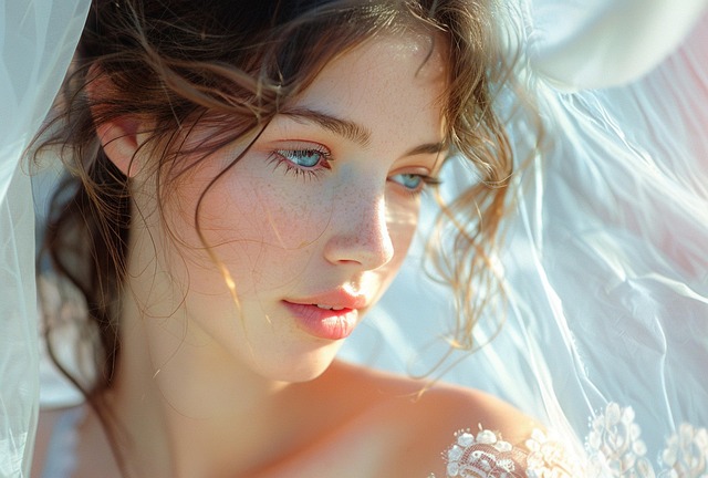 Free ai generated woman bride illustration