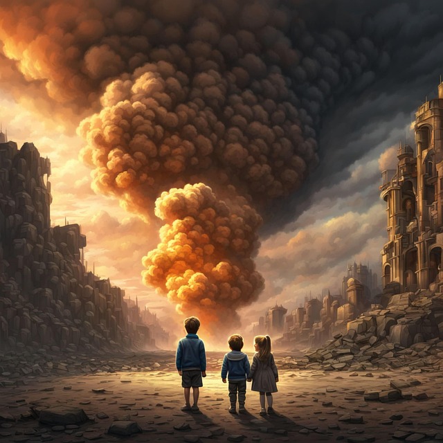 Download free HD stock image of Ai Generated Apocalypse Free ai generated apocalypse kids illustration
