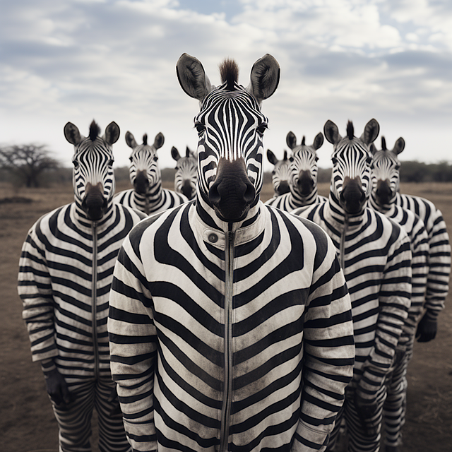 Download free HD stock image of Ai Generated Zebra Free ai generated zebra nature illustration