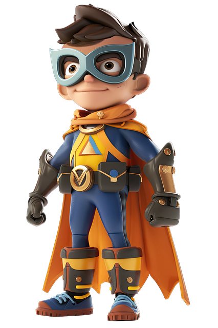 Free ai generated hero superhero illustration