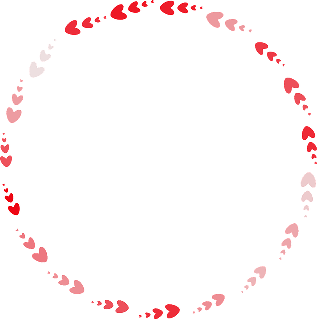 마음, 국경, 원, 액자, 하트 프레임, 사랑, 장식, 장식용, 애인