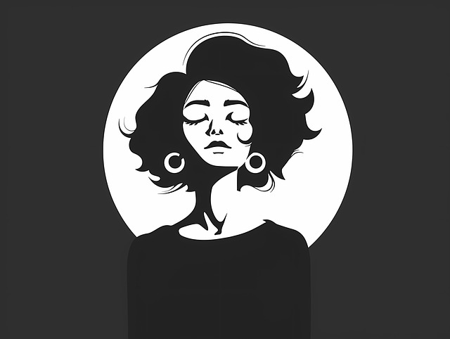 Free ai generated woman fashion illustration