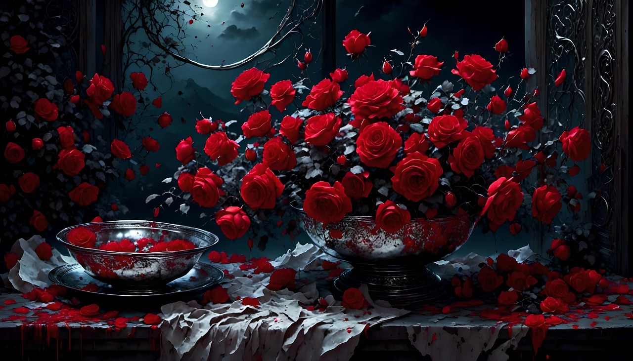Des Roses Fantaisie Sombre - Image gratuite sur Pixabay - Pixabay