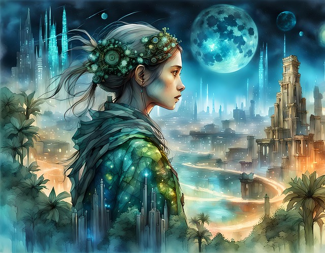 Free planet sky future illustration