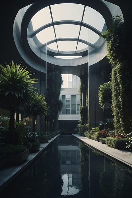 Free elegance flooring futuristic illustration