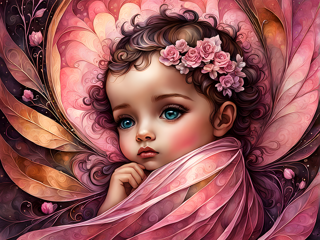 Free fairy fairy girl fiction illustration