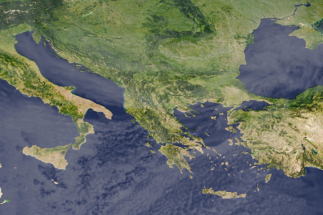 Balcánico Mapa Geografía - Foto gratis en Pixabay - Pixabay