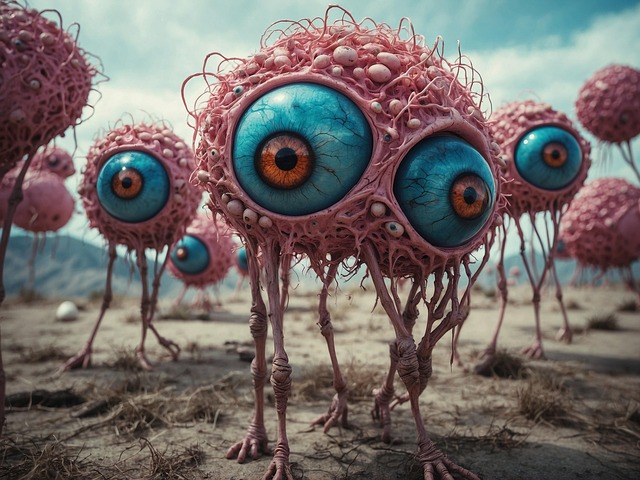Free ai generated aliens surreal illustration