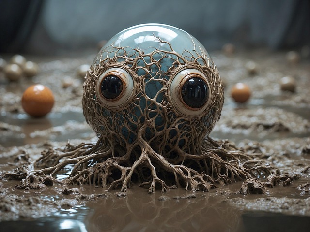 Free ai generated aliens surreal illustration