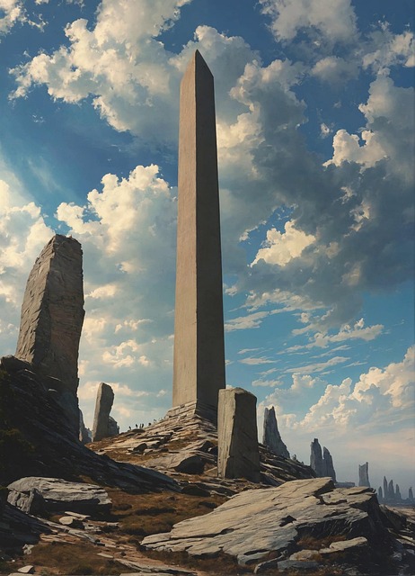Free obelisk monument sculpture illustration