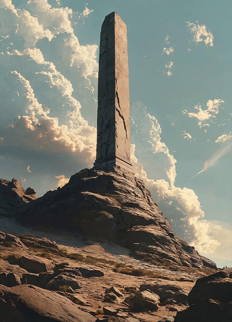 Free obelisk monument stones illustration
