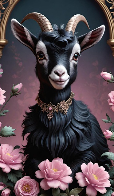 Free ai generated goat witchcraft illustration