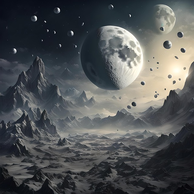 Ai Generado, Planeta, Luna