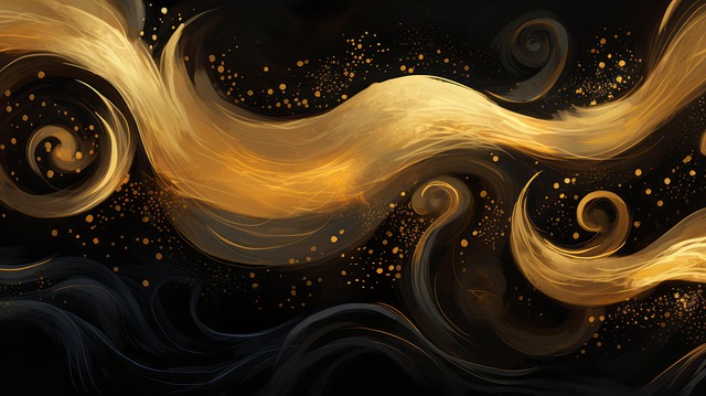 Free ai generated wave background illustration