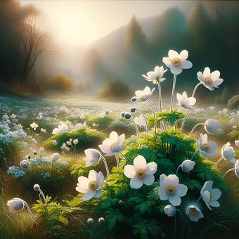 Ai Genereret, Træanemone, Anemone, Natur