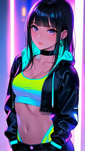 Ai Generiert, Frau, Anime, Niedlich