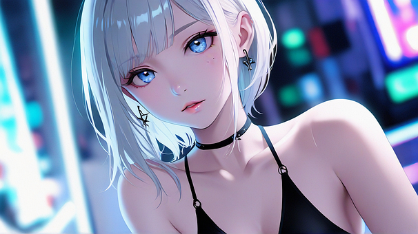 Ai Generiert, Frau, Anime, Niedlich