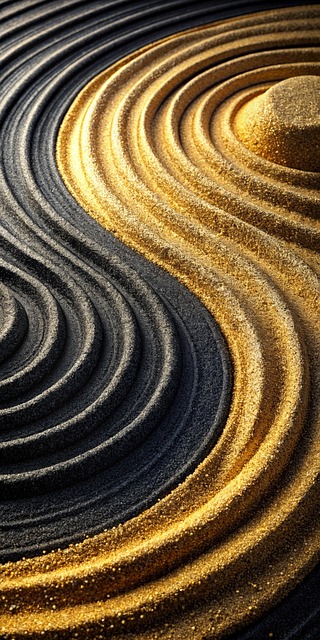 Free ai generated sand pattern illustration