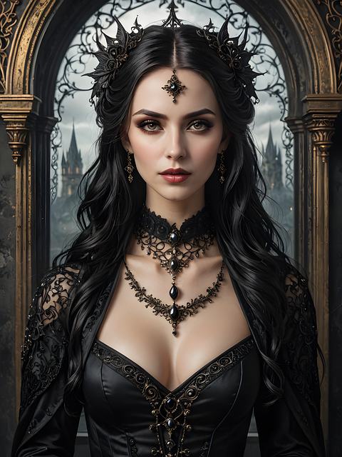 Free ai generated woman queen illustration