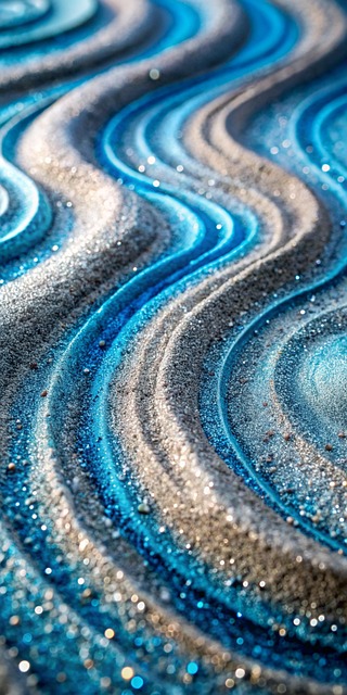 Free ai generated sand pattern illustration
